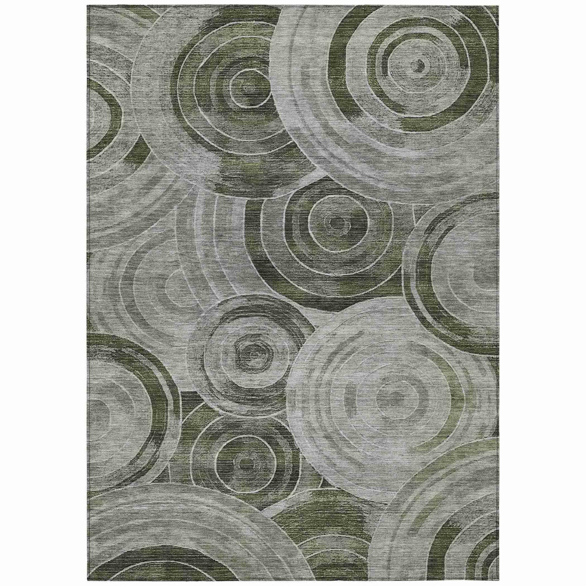 Jaelain Taupe Washable Indoor-Outdoor Rug