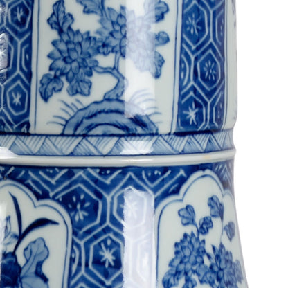 Chelsea House London Hand Painted Ceramic Gold Accents Table Lamp