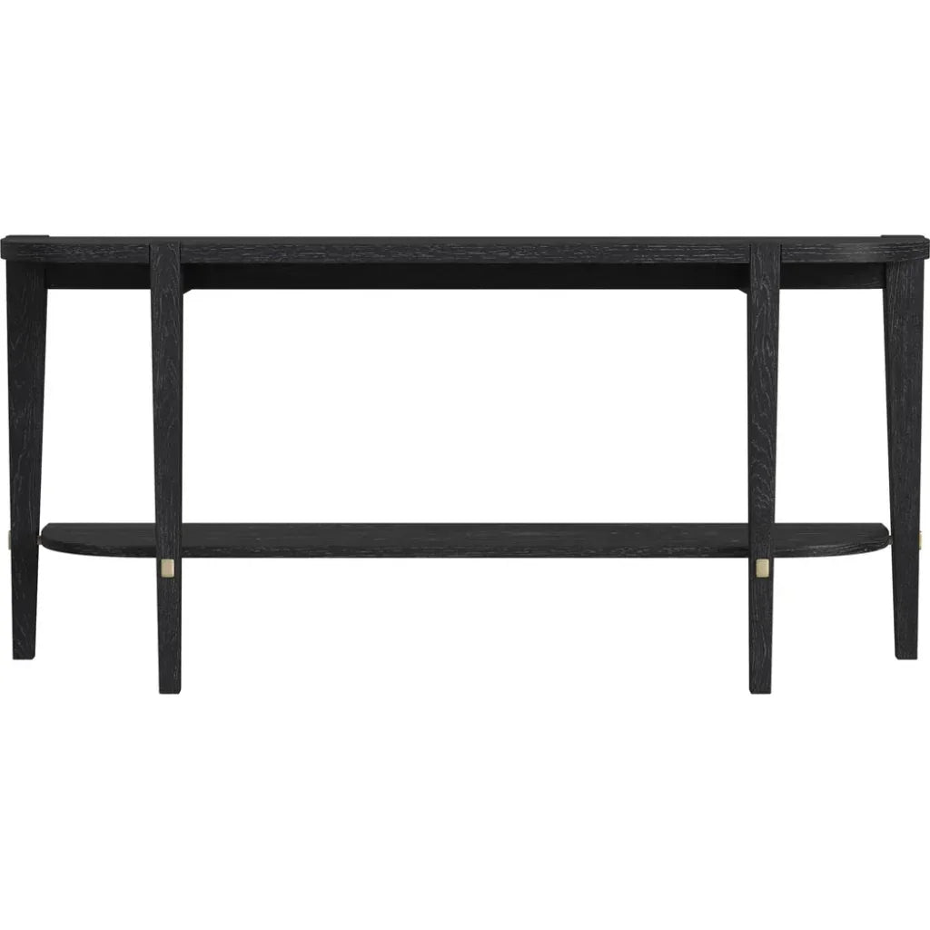 Whitfield Wood Black Sofa Table