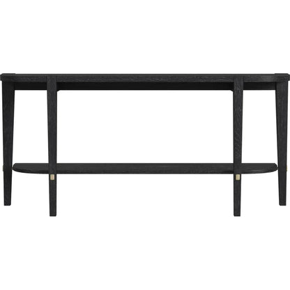 Whitfield Wood Black Sofa Table