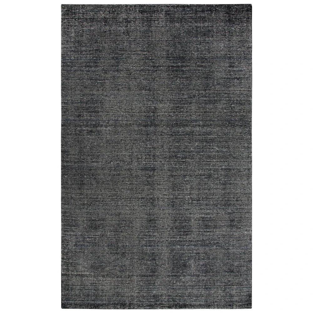 Bals Solid Charcoal Area Rugs For Living Room