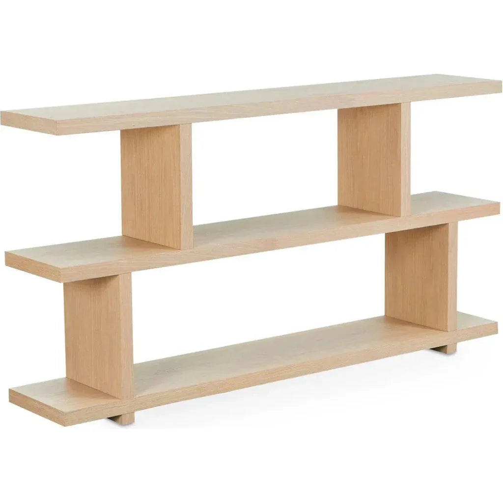 Miri Light Brown Wood Etagere