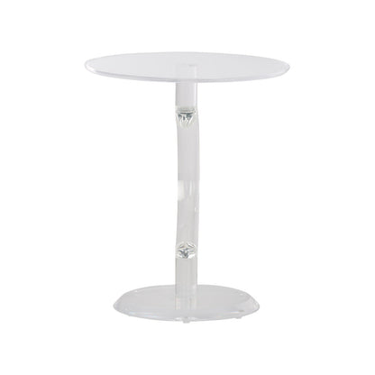 Chelsea House Chicago Acrylic Round Side Table