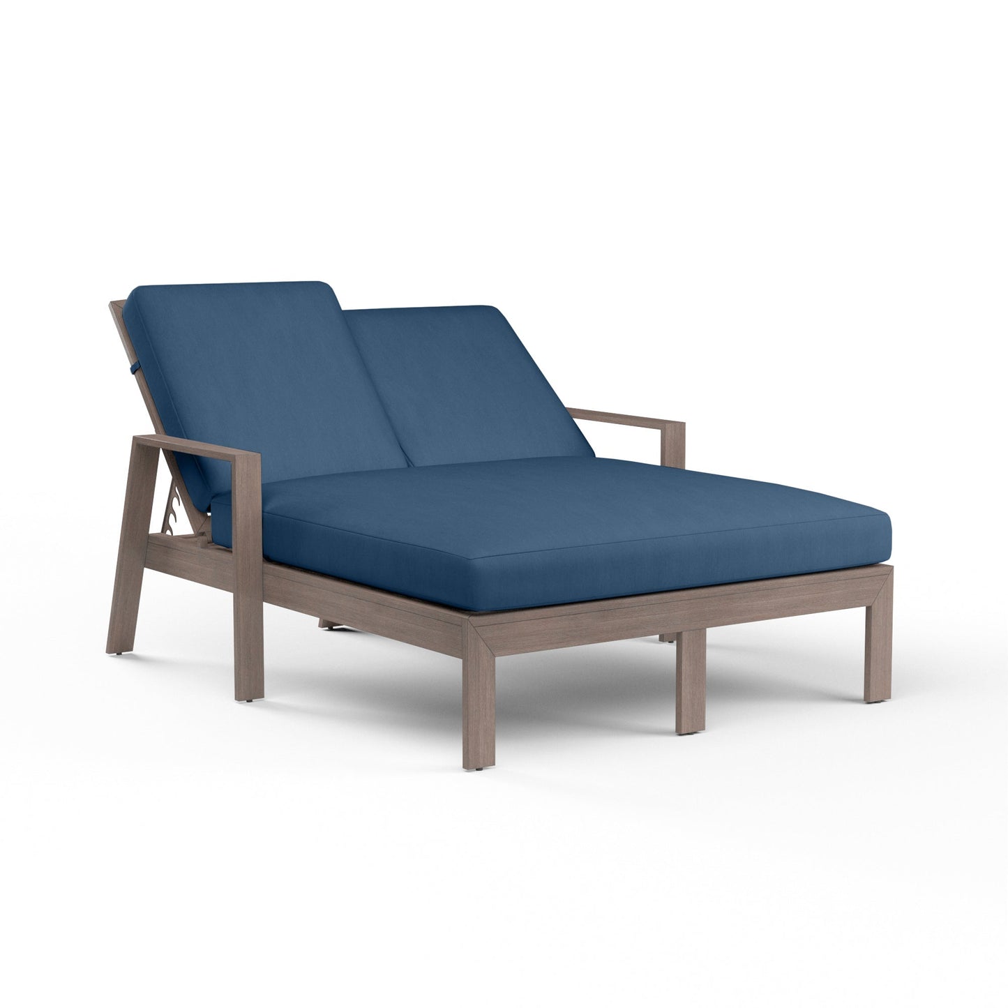 Laguna Sunbrella Upholstered Outdoor Double Chaise Lounge