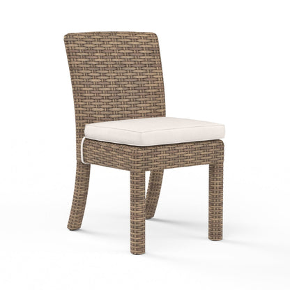 Havana Sunbrella Upholstered Armless Outdoor Dining Chair (Set of 2)