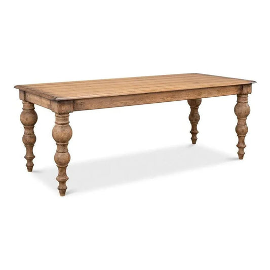 Sarreid Bixby Rectangular Dining Table Seats 8 People