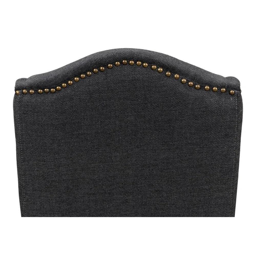 Black High Back Dining Chairs Set of 2 - LOOMLAN - Sarreid - Dining Chairs