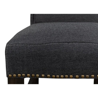 Black High Back Dining Chairs Set of 2 - LOOMLAN - Sarreid - Dining Chairs