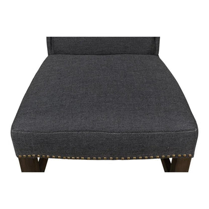 Black High Back Dining Chairs Set of 2 - LOOMLAN - Sarreid - Dining Chairs