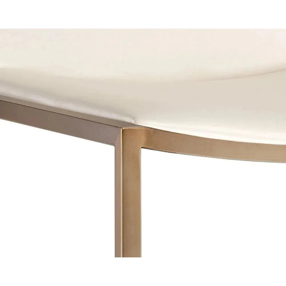 Blair Leather Armless Dining Chair 2PC - LOOMLAN - SUNPAN - Dining Chairs