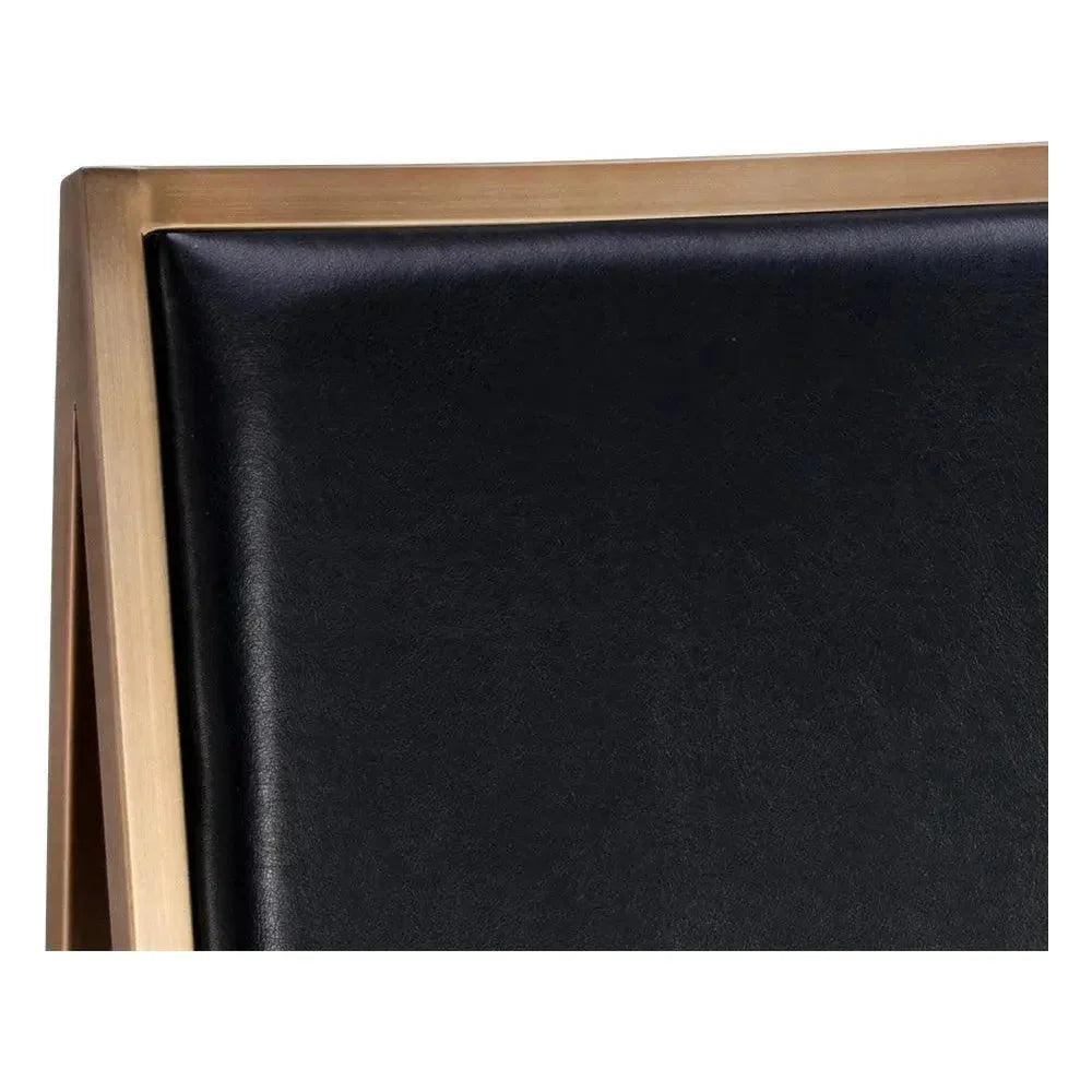 Blair Leather Armless Dining Chair 2PC - LOOMLAN - SUNPAN - Dining Chairs