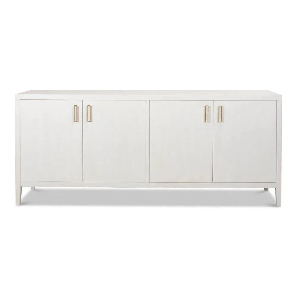 Blanco 4 Door Buffet Cortina White - LOOMLAN - Sarreid - Sideboards