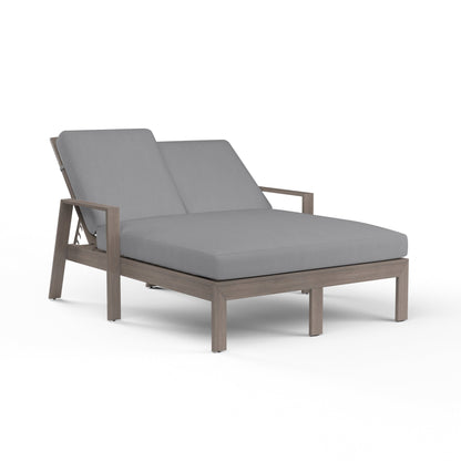 Laguna Sunbrella Upholstered Outdoor Double Chaise Lounge