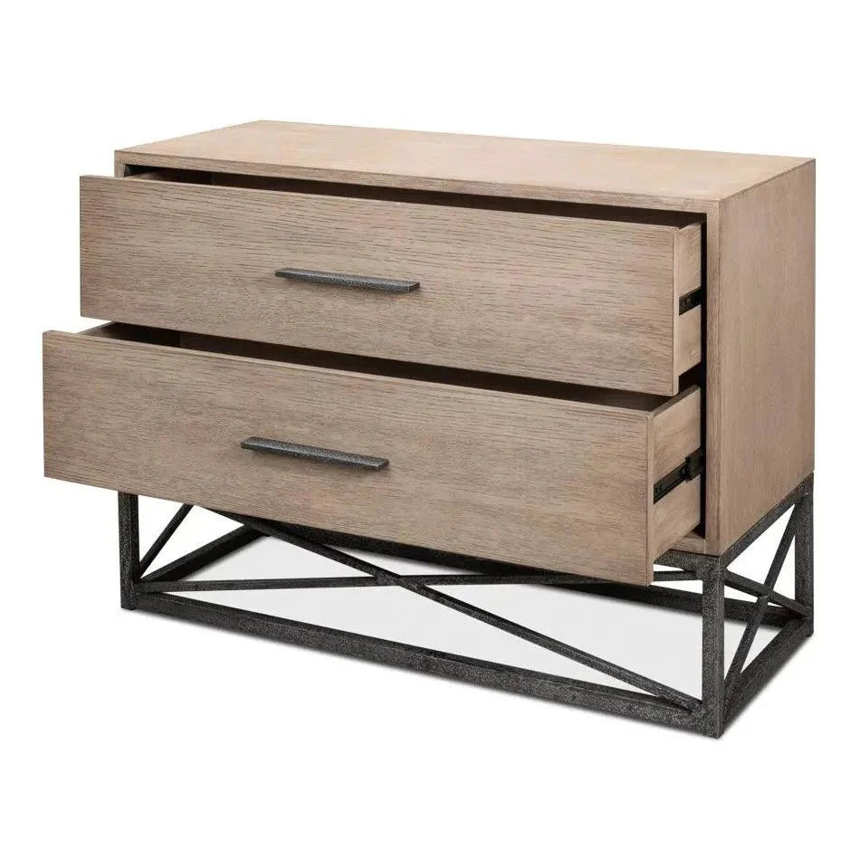 Sarreid Blyth Chest of Two Drawers on Frame