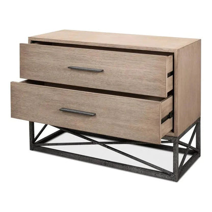 Sarreid Blyth Chest of Two Drawers on Frame