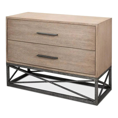 Sarreid Blyth Chest of Two Drawers on Frame