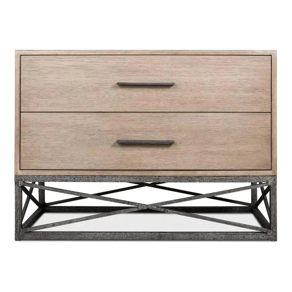 Sarreid Blyth Chest of Two Drawers on Frame