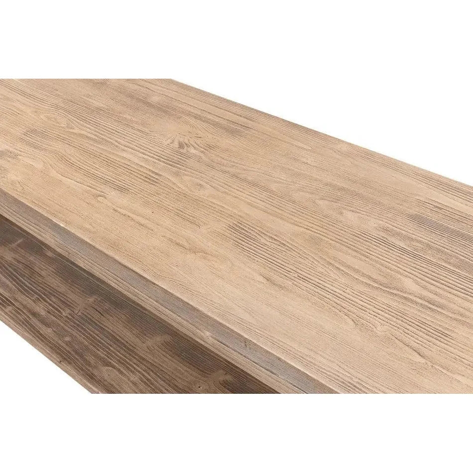 Sarreid Bodega Vineyards Console Table Storage Reclaimed Wood