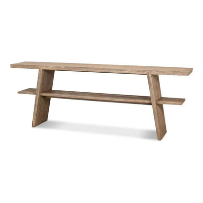 Sarreid Bodega Vineyards Console Table Storage Reclaimed Wood