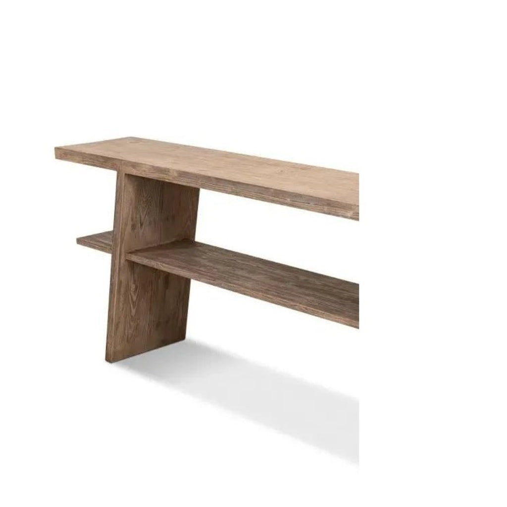 Sarreid Bodega Vineyards Console Table Storage Reclaimed Wood