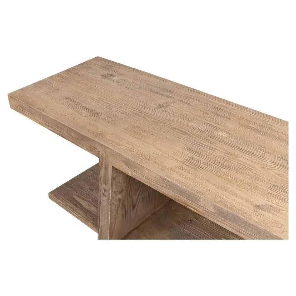 Sarreid Bodega Vineyards Console Table Storage Reclaimed Wood