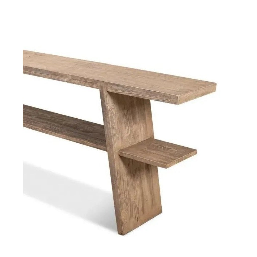 Sarreid Bodega Vineyards Console Table Storage Reclaimed Wood