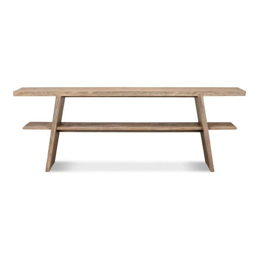 Sarreid Bodega Vineyards Console Table Storage Reclaimed Wood