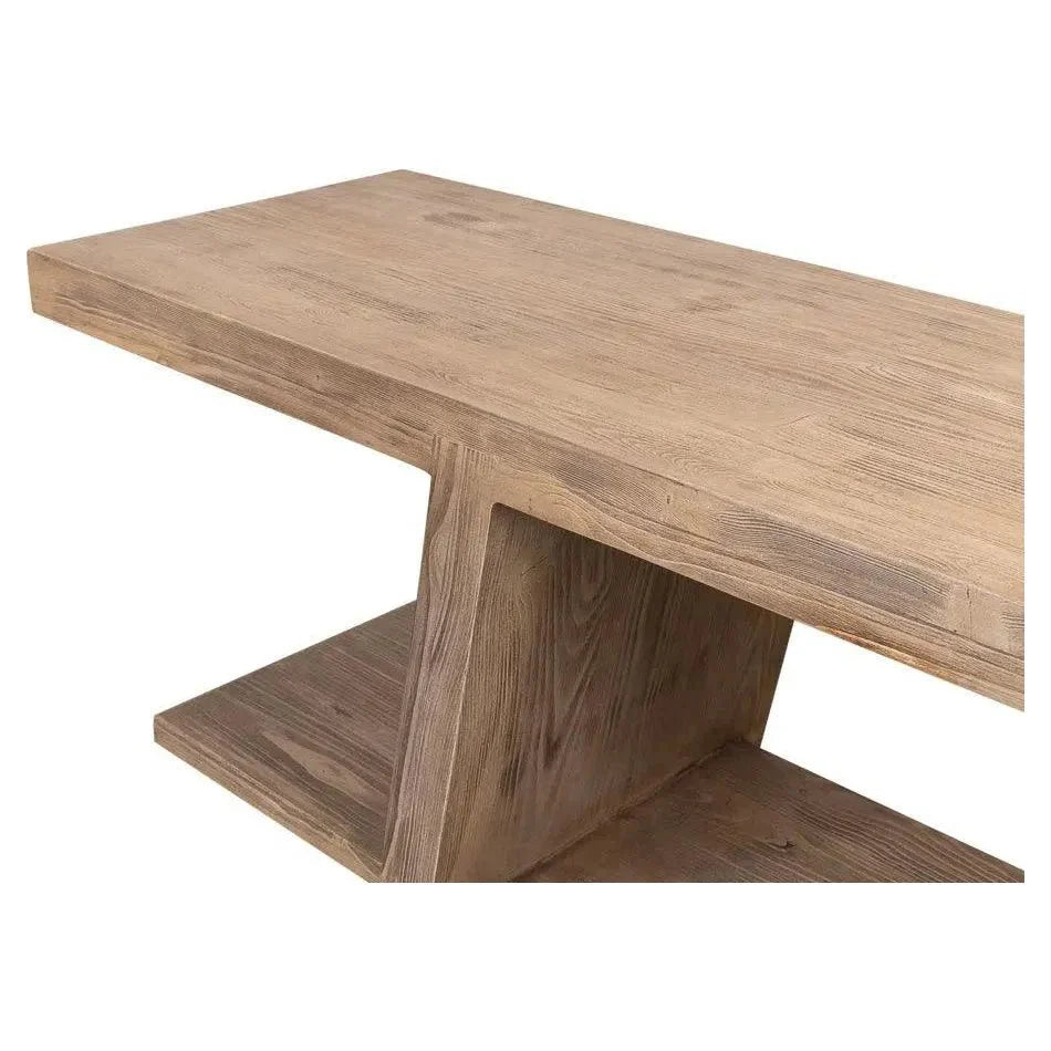 Sarreid Bodega Vineyards Console Table Storage Reclaimed Wood