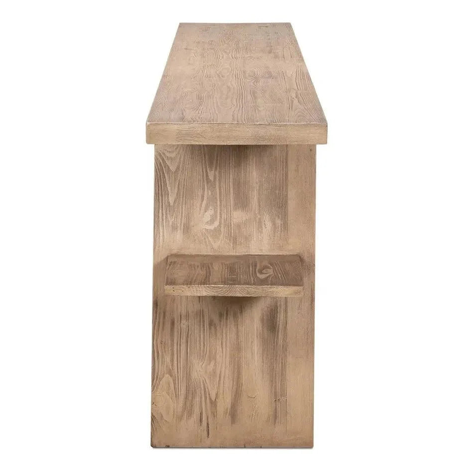 Sarreid Bodega Vineyards Console Table Storage Reclaimed Wood