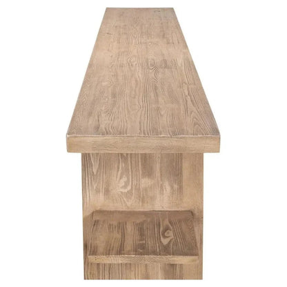Sarreid Bodega Vineyards Console Table Storage Reclaimed Wood