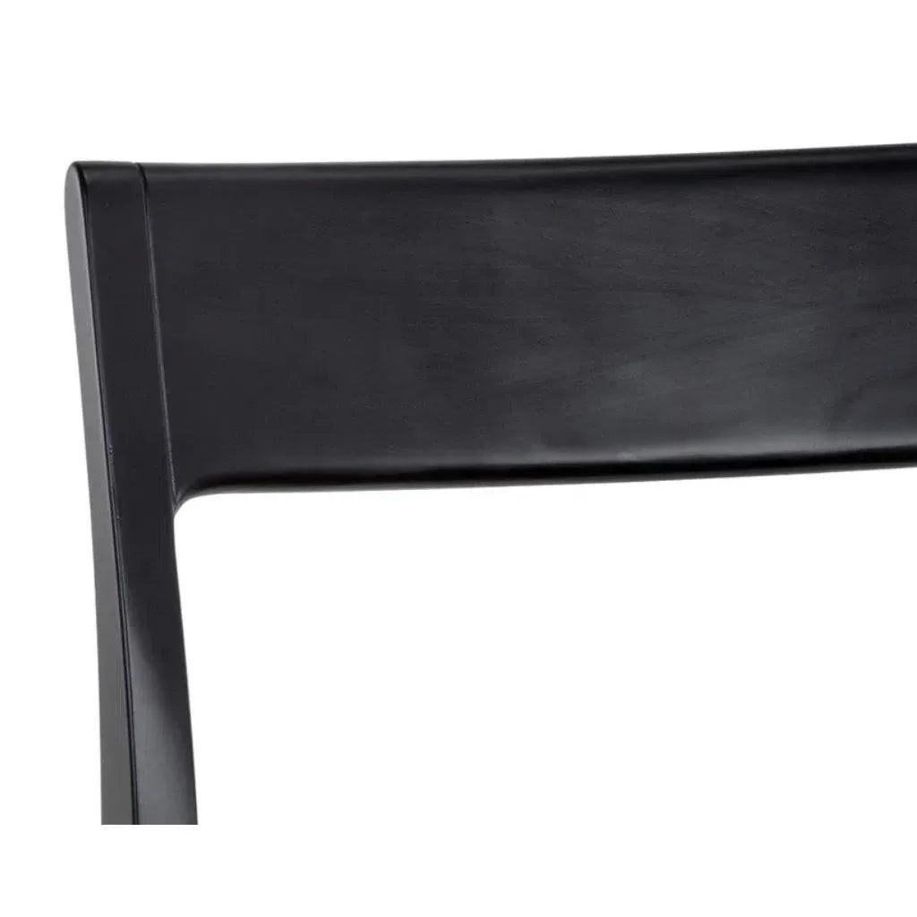 SUNPAN Bondi Rope Wooden Armless Dining Chair