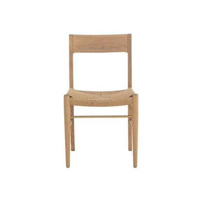 SUNPAN Bondi Rope Wooden Armless Dining Chair