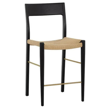 SUNPAN Bondi Rope Wooden Counter Stool