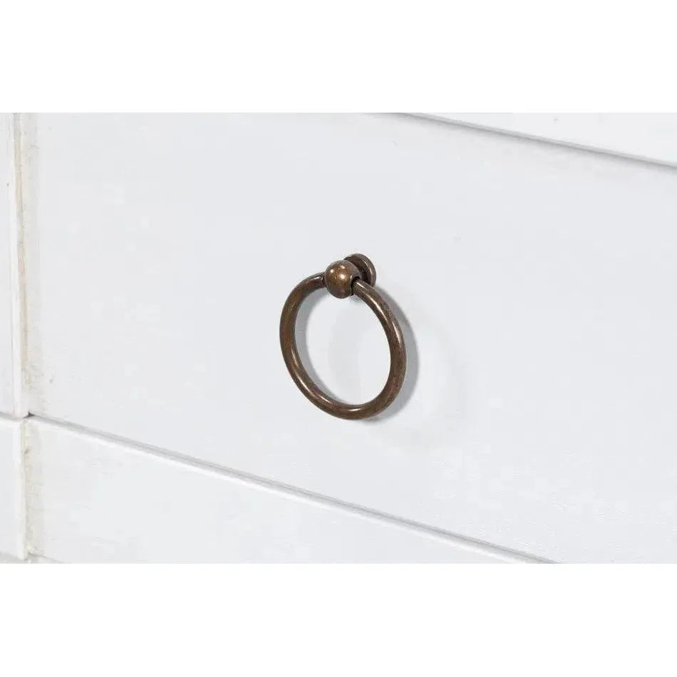 Bookcase With Doors and Drawer Cortina White - LOOMLAN - Sarreid - Bookcases