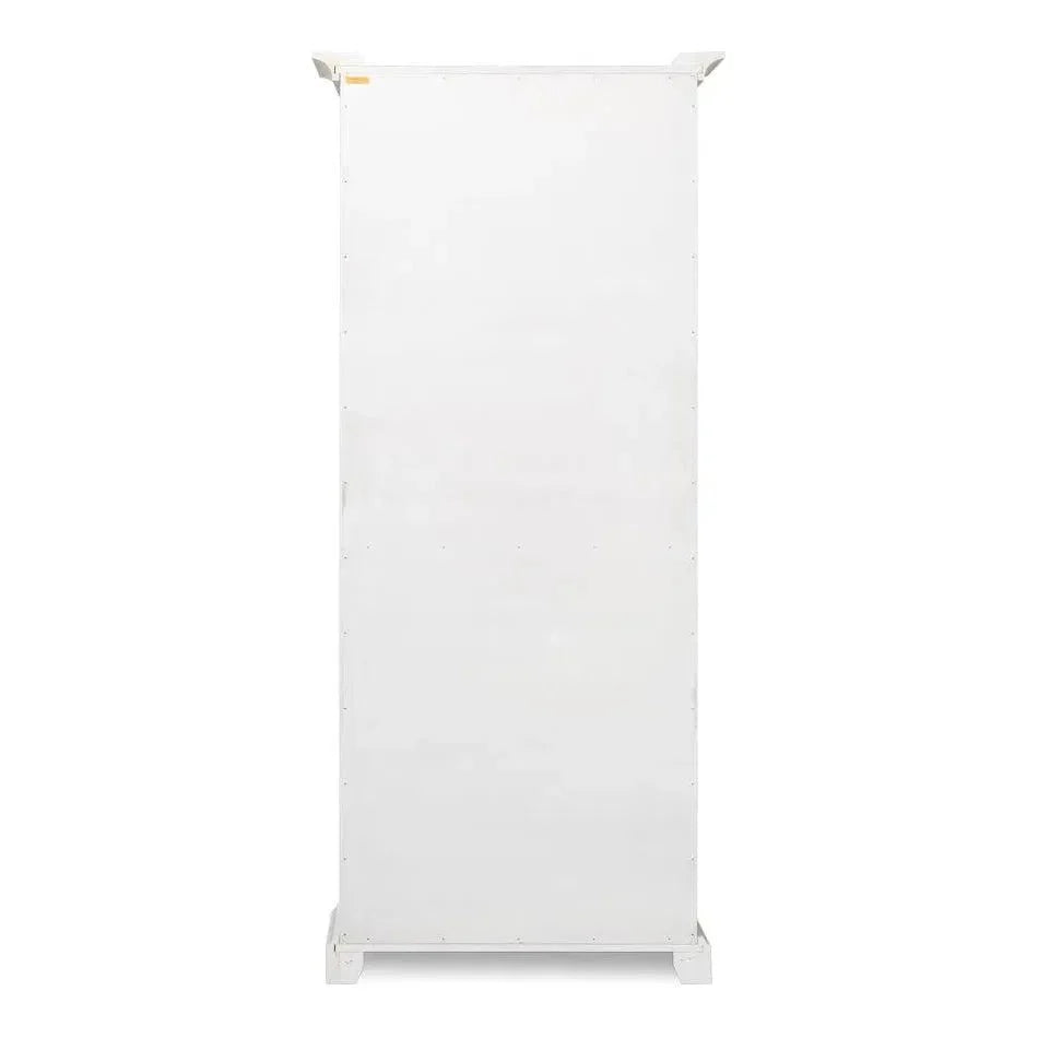 Bookcase With Doors and Drawer Cortina White - LOOMLAN - Sarreid - Bookcases