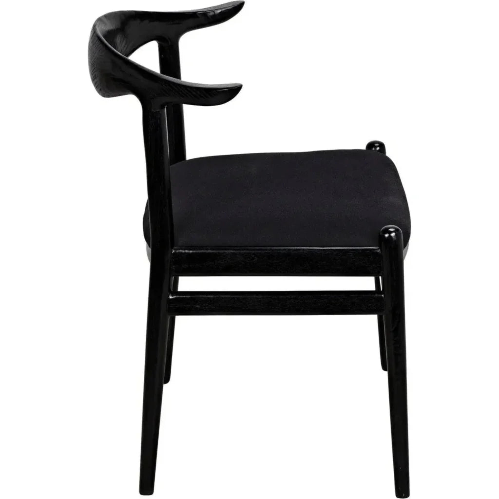 Noir Boone Black Dining Chair