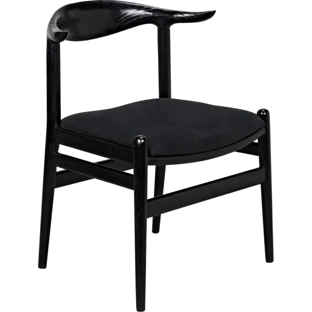 Noir Boone Black Dining Chair
