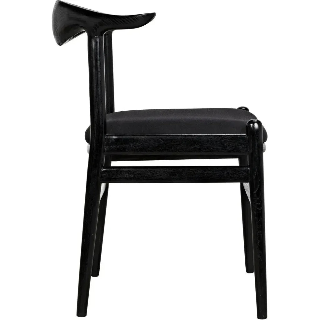 Noir Boone Black Dining Chair