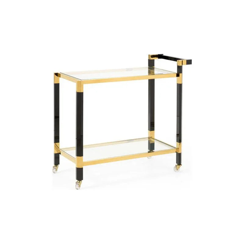 Boulevardier Steel Frame Bar Cart