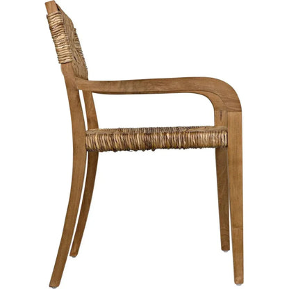 Noir Bowie Teak Wood Arm Chair