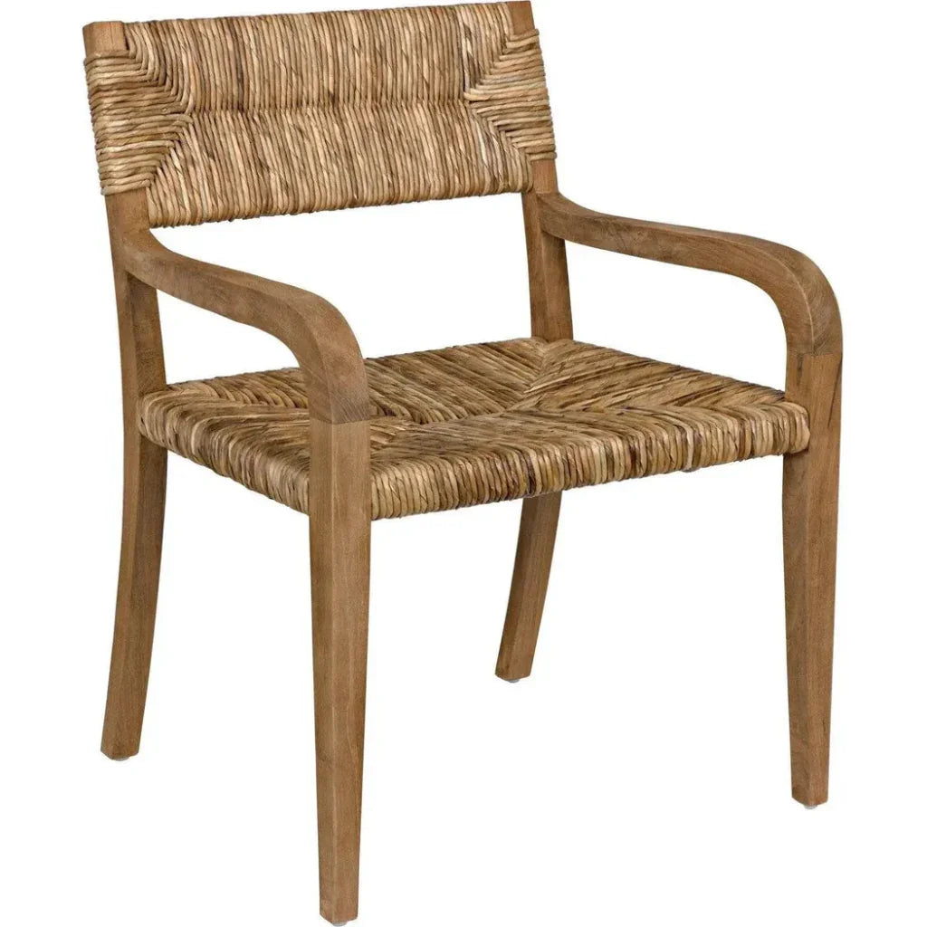 Noir Bowie Teak Wood Arm Chair