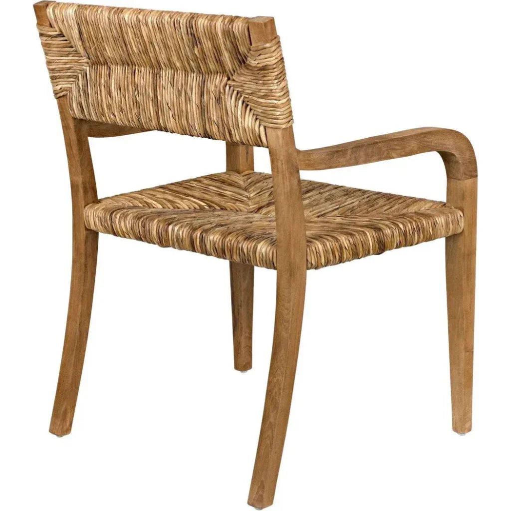 Noir Bowie Teak Wood Arm Chair