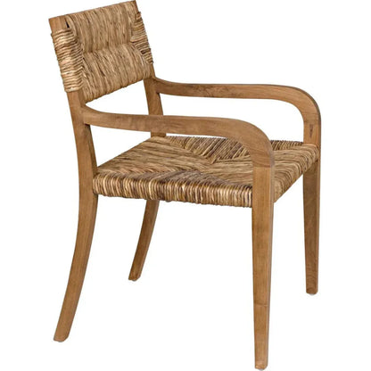 Noir Bowie Teak Wood Arm Chair