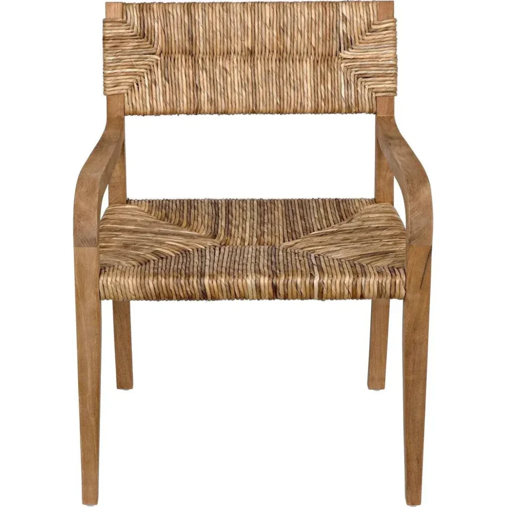 Noir Bowie Teak Wood Arm Chair