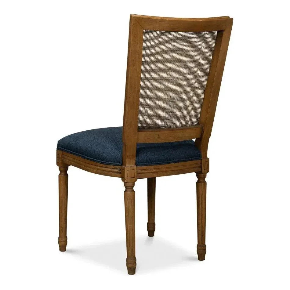Boyd Blue Dining Chairs Set of 2 - LOOMLAN - Sarreid - Dining Chairs