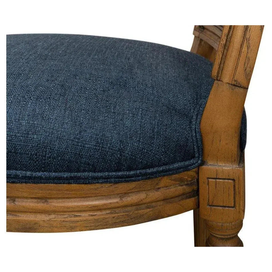 Boyd Blue Dining Chairs Set of 2 - LOOMLAN - Sarreid - Dining Chairs