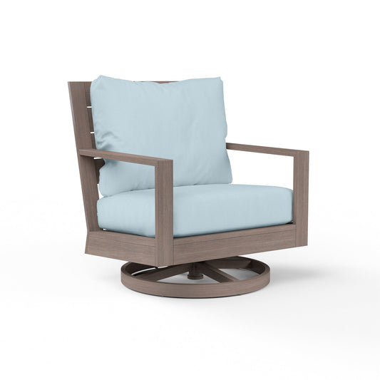 Laguna Sunbrella Upholstered Swivel Outdoor Club Rocker