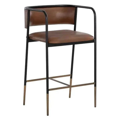 Brenan Leather Counter Stool