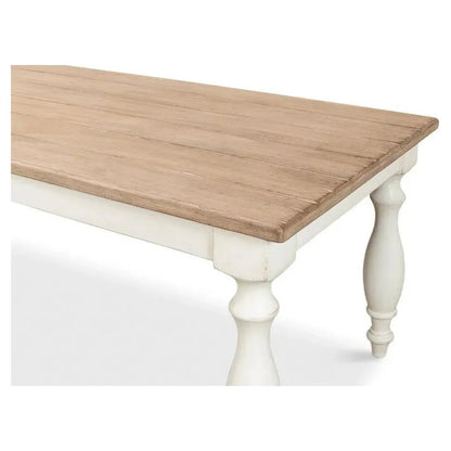 Brie Dining Table Seats 8 People - LOOMLAN - Sarreid - Dining Tables