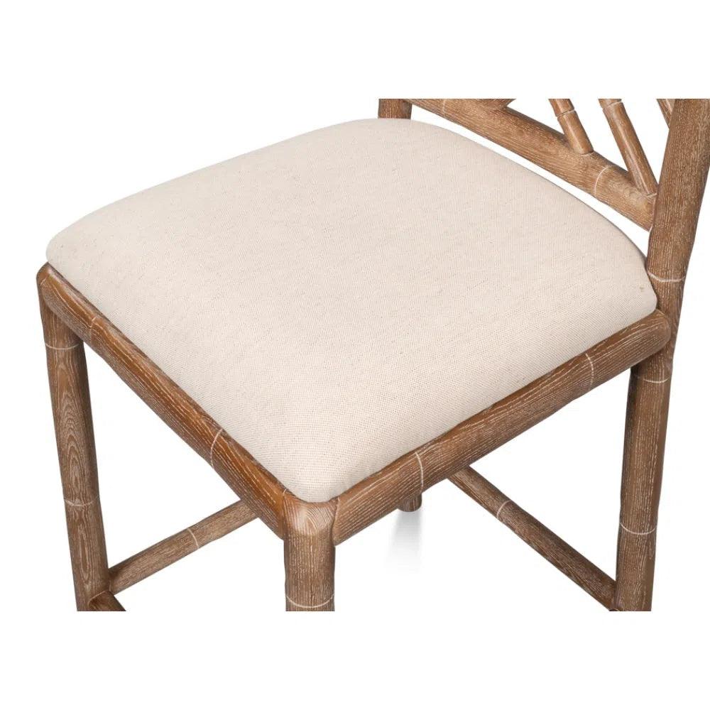 Brighton Counter Stool White Wash - LOOMLAN - Sarreid - Counter Stools